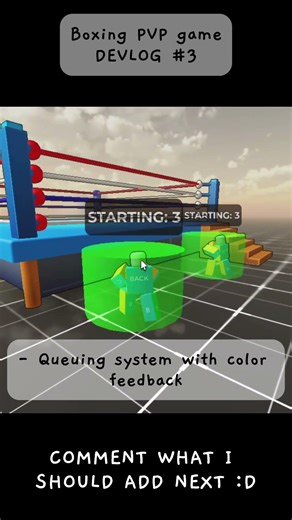 Roblox Boxing Game Dev log 3 #devlog #roblox #gamedevblog #robloxgamedesign #fightinggames