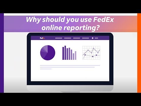 Why should you use FedEx online reporting?