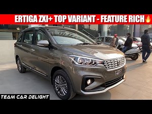 Ertiga ZXI Plus 2021 - Walkaround with On Road Price, Accessories | Ertiga 2021 Top Model Review