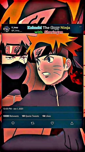 Don't Underestimate Naruto 😎 Kakashy The Copy Ninja With Sharingan ☠️ Anime & edits 🔥