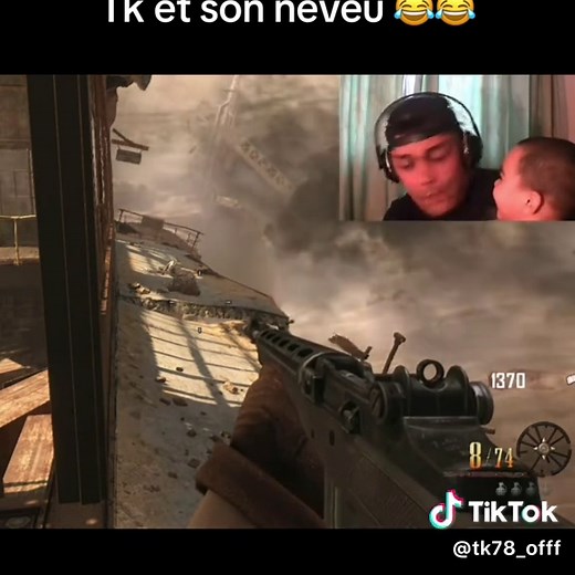 Tk et son neveu dans un moment drôle