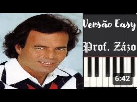 Crazy - Patsy Cline - Julio Iglesias (Versão Easy) - Tutorial Piano Teclado Partitura