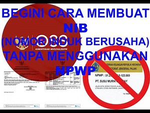 MUDAH SEKALI MEMBUAT NIB TANPA MENGGUNAKAN NPWP