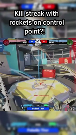 Awesome rockets on stadium!