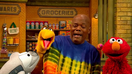 199K views · 10K reactions | Samuel L. Jackson was surprised to see these old friends on Sesame Street ... ✈️ | Sesame Street | Facebook
