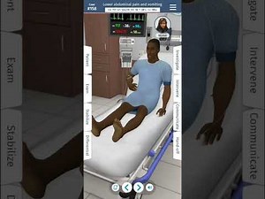 Full code medical simulation, a medical app for emergency physicians and nurses.