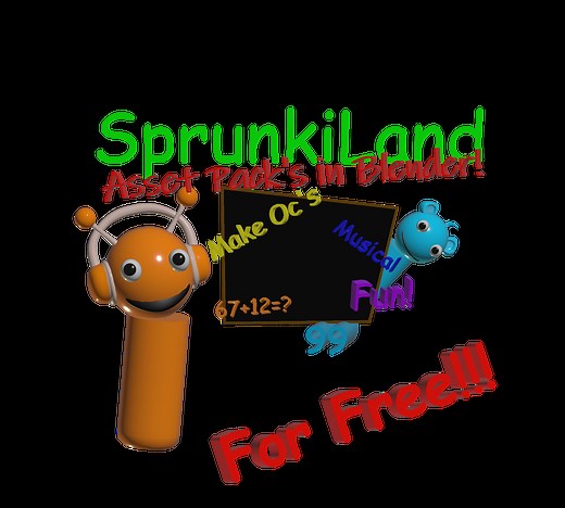 SprunkiLand Models - All Packs of Models (BLENDER ONLY) by Aron Studios