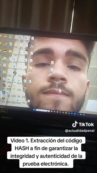 Extracción y Verificación del Código HASH en Pruebas Electrónicas