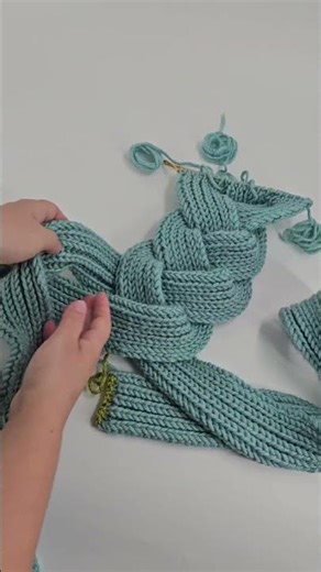 Cable Scarf is now on Etsy #knitting #handmade #knittigpattern #scarf