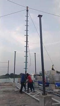 Truss Installation Using Chaine Block