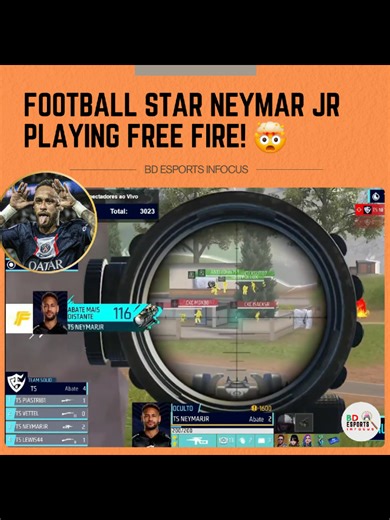 𝗚𝗔𝗠𝗘𝗣𝗟𝗔𝗬 𝗢𝗙 𝗡𝗘𝗬𝗠𝗔𝗥 𝗝𝗥! 💥🤯 #BDEsportsInFocus | #NeymarJr | #FreeFire