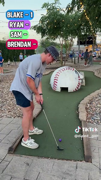 Mini golf at the K!! Lets gooooo. #dialedgolf #golf #minigolf #puttputt #trending