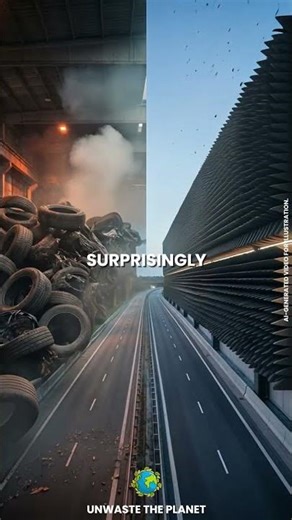 This Wall Is Made of Old Tires