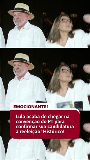 LULA ARRIVES AT THE CONVENTION! #workersparty #lula