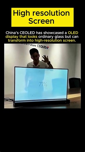 What if GLASS Could Turn Into a HIGHRESOLUTION Screen?