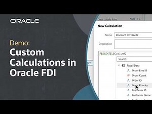 How to Build Calculations in Oracle Fusion Data Intelligence