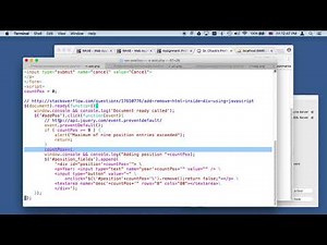 Code Walkthrough: Profiles, Positions, and JQuery