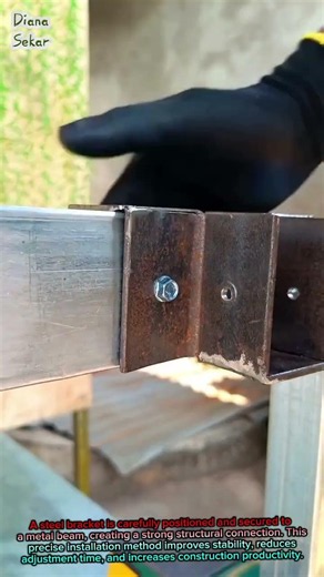 Smart Steel Bracket Installation Technique | Faster and More Efficient Construction
