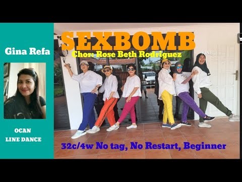 SEXBOMB LINE DANCE , CHOREO: ROSE BETH RODRIGUEZ , DANCE OCAN LD