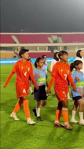 Ready to roar under the lights in Shillong! 🤩Come on, #BlueTigresses! 🐯