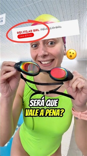 THE SWIMMING GOGGLES OF THE FUTURE! #shorts #swimming