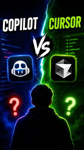 Cursor vs Copilot — I Tested Both for 1 Month #nodejs #backenddev #cursor #ai #programming