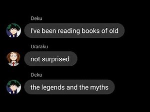 Something just like this•||• lyric prank•||•mha crossover•||•my au