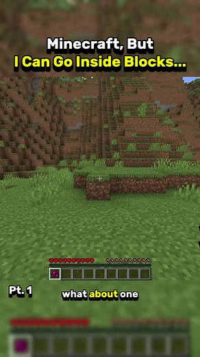 Minecraft, But I Can Go Inside Blocks…👣➡️🧊 (part 1) #XNestorio #minecraftusa #minecraftbut #unitedstates #usa🇺🇸