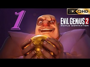 Evil Genius 2 World Dominations (Max) Gameplay +All DLCs (Ep1) no commentary 2K-60FPS PC