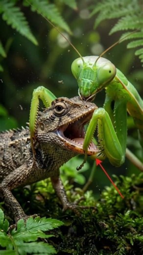 Praying Mantis Facts: The Insect That Kills in 0.03 Seconds 😳 #insectsrule #mantis #wildlife