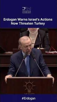 "STOP ISRAEL": Erdogan Warns Israel's Attacks on Syria and Lebanon Now Threaten Turkey | AH1C