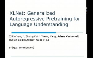 XLNet: Generalized Autoregressive Pretraining for Language Understanding