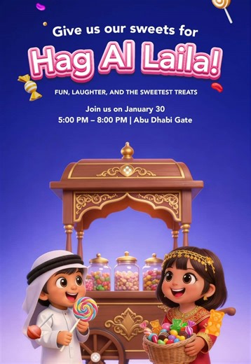 Celebrate Hag Al Laila at Bawabat Al Sharq Mall