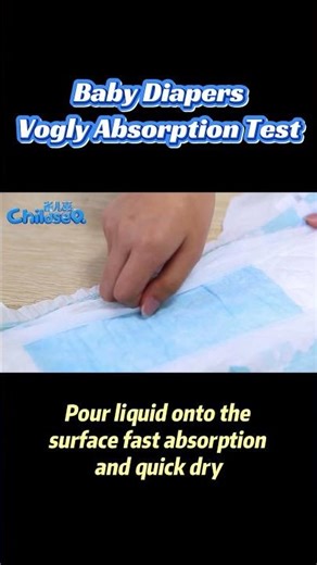 Baby Diapers – Vogly Absorption Test | Super Absorbent & Leak-Proof Performance