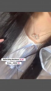 Hello Kitty Necklace 🎀💗 Price _ 5950 🎀 Preorder , Waiting time 4 to 8 weeks over after order closed | 𝙷𝙴𝚁𝙼𝙸𝙾𝙽𝙴 '𝚂 ˡⁱᵗᵗˡᵉ ʷᵒʳˡᵈ