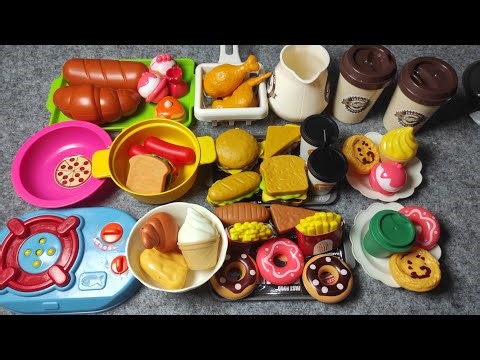 [toy asmr] Fast Food Toy Play & Mini Restaurant Fun 🍔🍟 | Satisfying Unboxing
