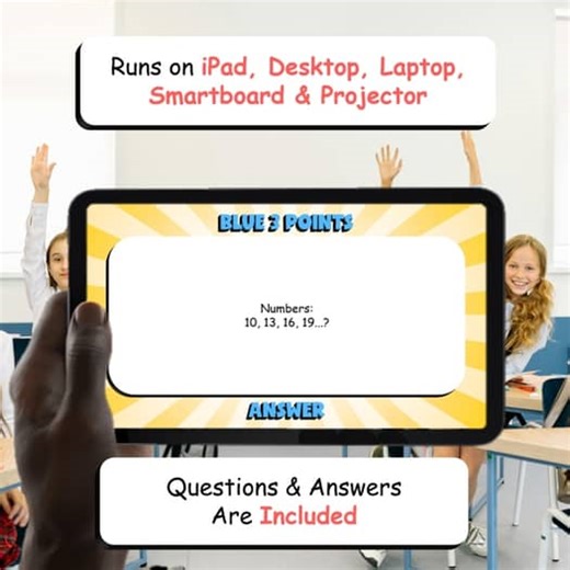 Number Relationships in Sequences FRUSTRATION Math Game - No Prep Grade 5 Review