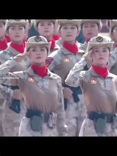 Inside the parade training of the Chinese female military #military #chinamilitaryparade