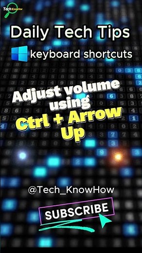 Adjust volume using Ctrl + Arrow Up | #windows #keyboardshortcut #savetime #foryou