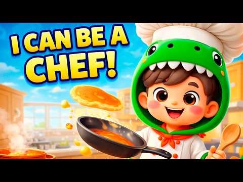 Little Chef Song for Kids | Fun Cooking Song with OllieRex