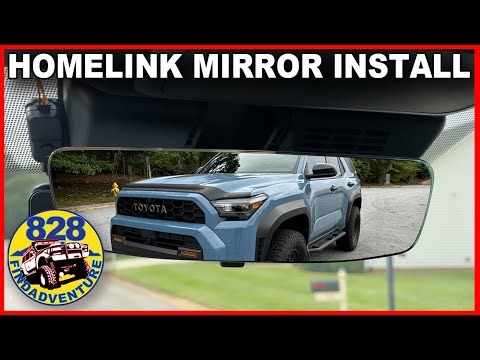 2025 4Runner Homelink Mirror install #4runner #tacoma