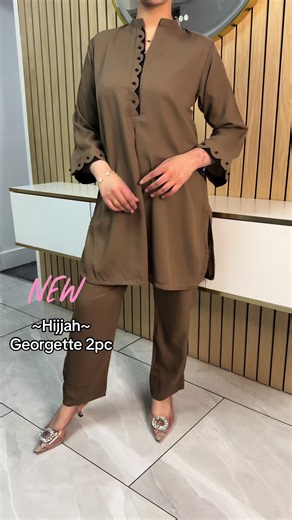 Georgette 2pc Summer 2026 Two-Piece Coord Outfit