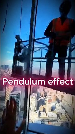 High-Rise Safety: The dangers of wind for window washers 🏗️💨 #occupationalhazard #highrise #safety