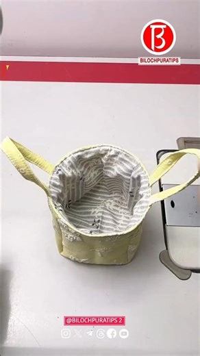 Small storage bag Sewing Tutorial