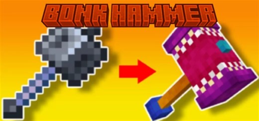 Bonk Hammer | Bedrock Port Minecraft Texture Pack