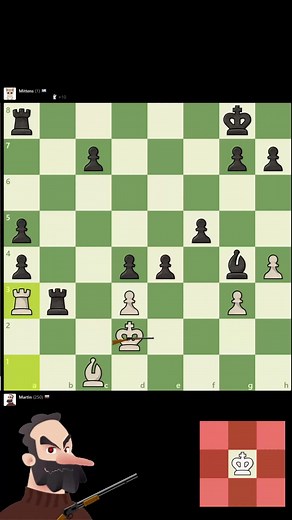 Mittens vs Martin and his Shotgun #chess #chesstok #chessman #chesslol #chesstiktok #chessmaster