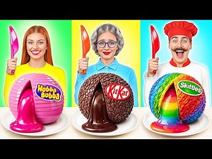 Me vs Grandma Cooking Challenge | Crazy Cooking Recipes by Multi DO Challenge