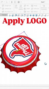 Hitesh Malviya on Instagram: "How to apply a logo on any surface in solidworks #solidworks #cad #malviyacad"