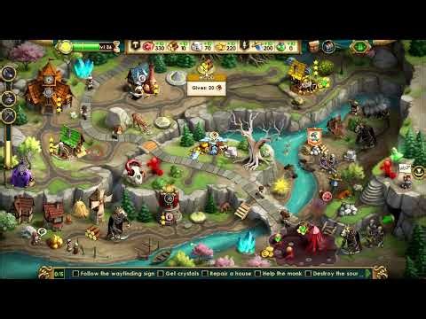 Roads of Middle Ages 2 CE, Level 36 Hard Mode Walkthrough with Hidden Object Locations