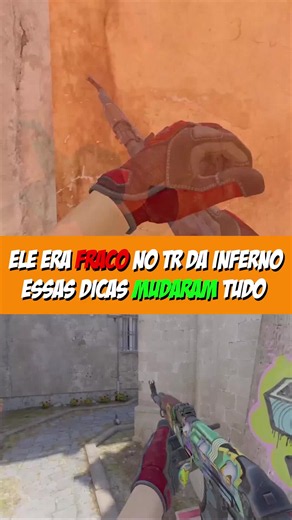 Ele ERA fraco no TR da INFERNO do CS 2 . ESSAS dicas MUDARAM TUDO #cs2 #counterstrike